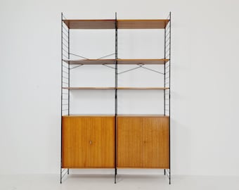 String Shelf System, Bookcase Teak by WHB Germany, 1950s - Etsy