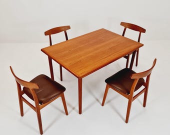 Mid Century Danish Teak Dining Table by A.M, 1960s - Etsy