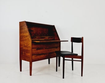 Midcentury Secretary Desk rosewood by Nils Jonsson for Tørring Møbelfabrik, Denmark, 1960's