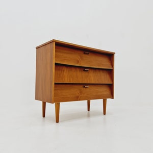 Mid century German hallway cabinet, shoes drawer / 3 drawers cabinet, 1960s image 8