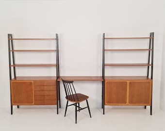 Original vintage bookshelf system/ book case teak by Bengt Ruda from the 60s - Danish design