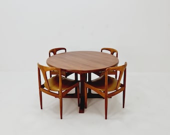 Mid century Danish Modern  Solid Teak dining table by Dyrlund , 1970s