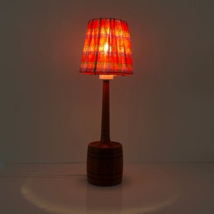 Mid century solid teak table lamp by AB Stilarmatur Tranås Sweden, 1960s image 3