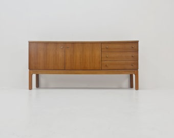 Mid Century Modern German walnut sideboard by Palette Mööbel, 1960s