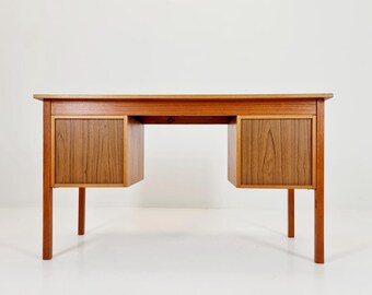 Midcentury Danish Teak Desk by Domino Mobler, 1960s - Etsy