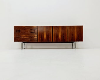 Rare Mid Century Modern German rosewood sideboard, 1960s