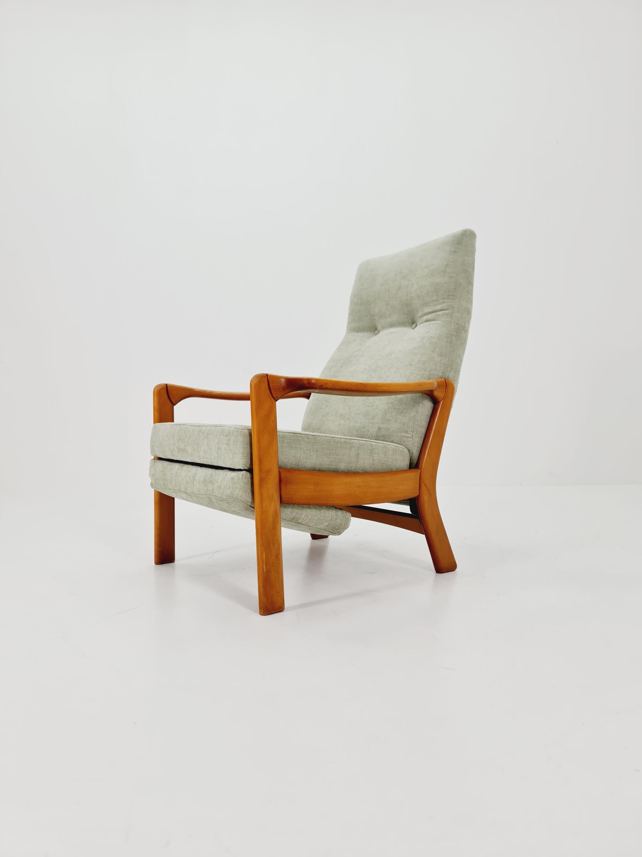 フットレスト付きドイツ製ラウンジチェア、1950年代 - Etsy 日本