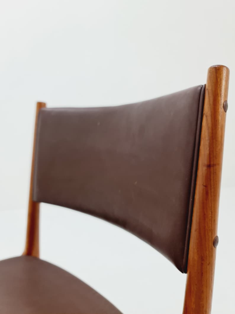 Danish Modern Teak Chair Design by Kai Lyngfeldt Larsen, 1960s, image 8