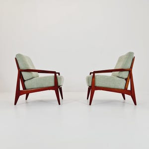 Mid-century Rare Danish teak lounge chair / Easy chair, 1950s