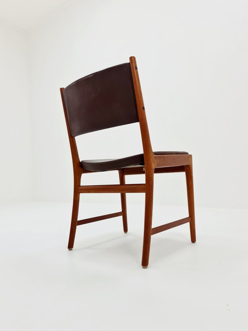 Danish Modern Teak Chair Design by Kai Lyngfeldt Larsen, 1960s, image 7
