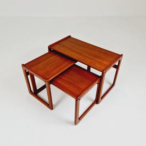 Mid-century danska sidobord/sidobord i massiv teak av Salin Möbler, 1960-talet