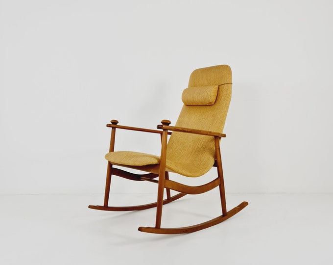 Mid Century Modern German Rocking Chair by Möbel Mann, 1960s - Etsy