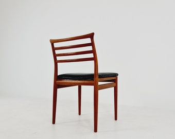 Danish Modern Teak Chair Design by Erling Torvits for Soro Stolefabrik 1960s