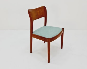 Vintage Danish solid teak dining chair by Glostrup, , 1960s,