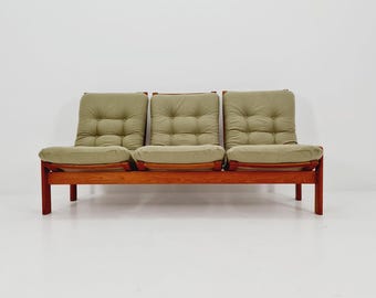 Mid Century Easy Lounge Couch by Holstebro Möbelfabrik Solid Teak