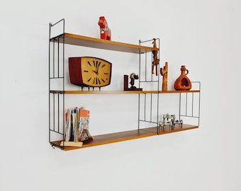 String shelf system by WHB German Teak, 1950s