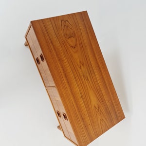 Midcentury danish design sidebord, chest of drawers, 1960s image 6