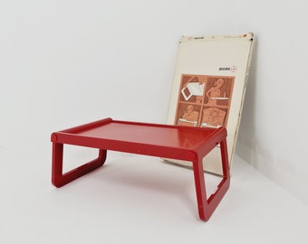 Guzzini Pepito,design Luigi Massoni, side table, breakfast table with original packing 1970s