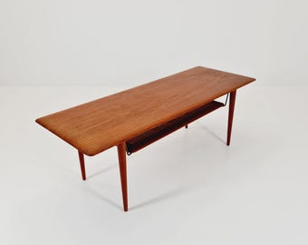 Danish Teak Coffee Table by Peter Hvidt &orla Mølgaard for France