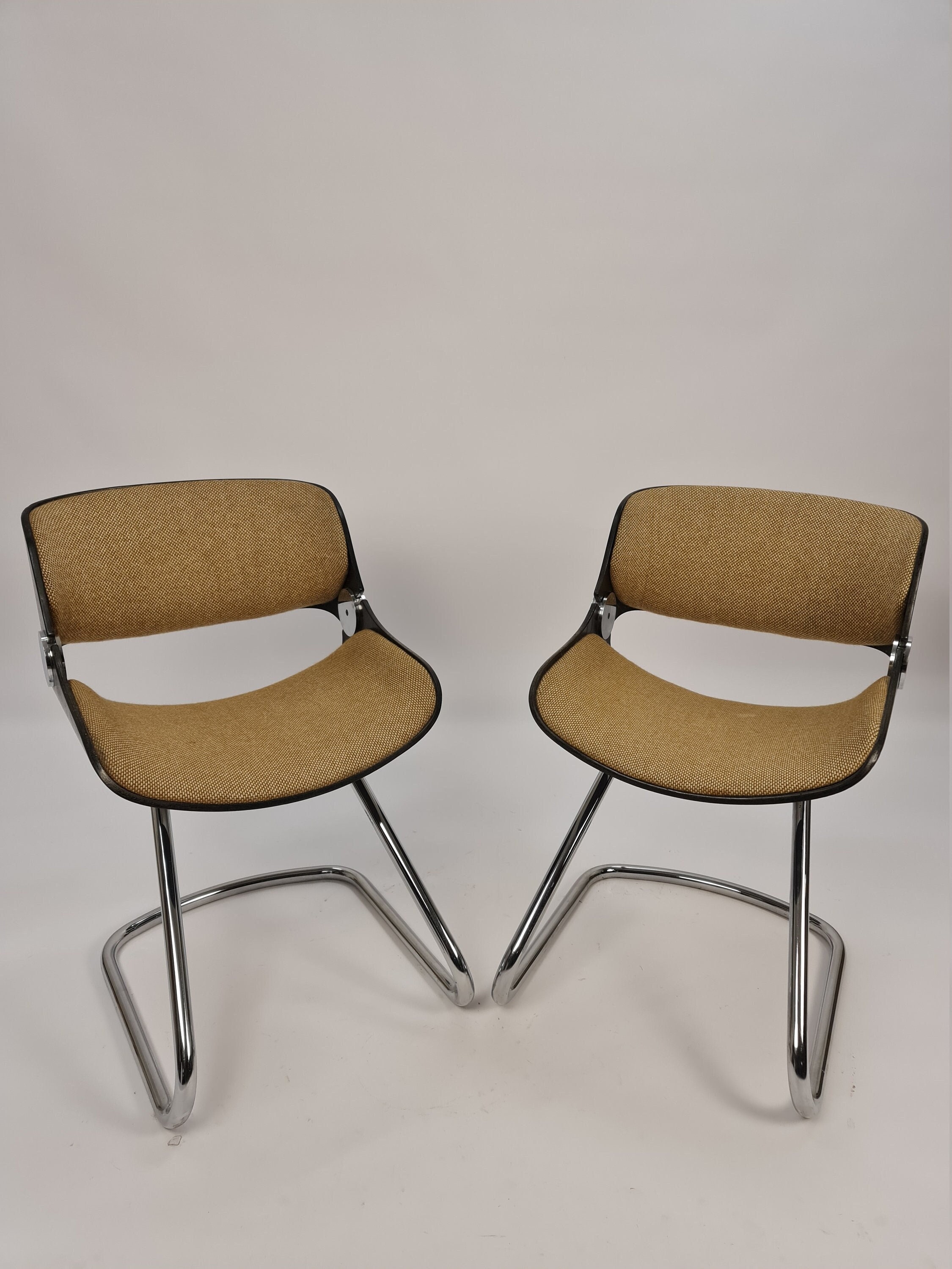 2 Set Vintage Stühle Von Etienne Fermigier 1970 Space Age - Etsy