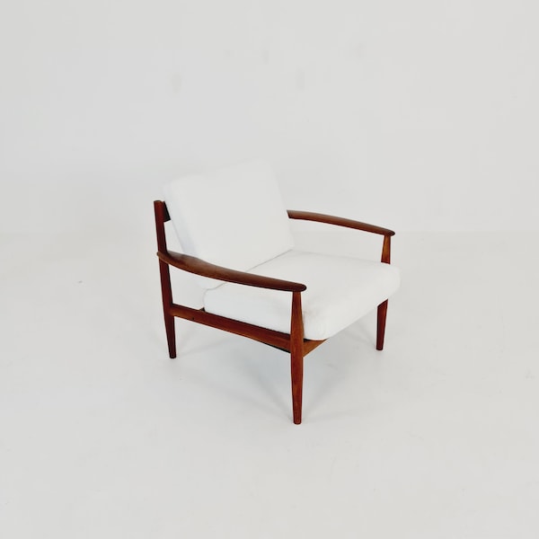 Mid-century Rare Danish teak lounge chair/ Easy chair by Grete Jalk For France &Son , 1960s