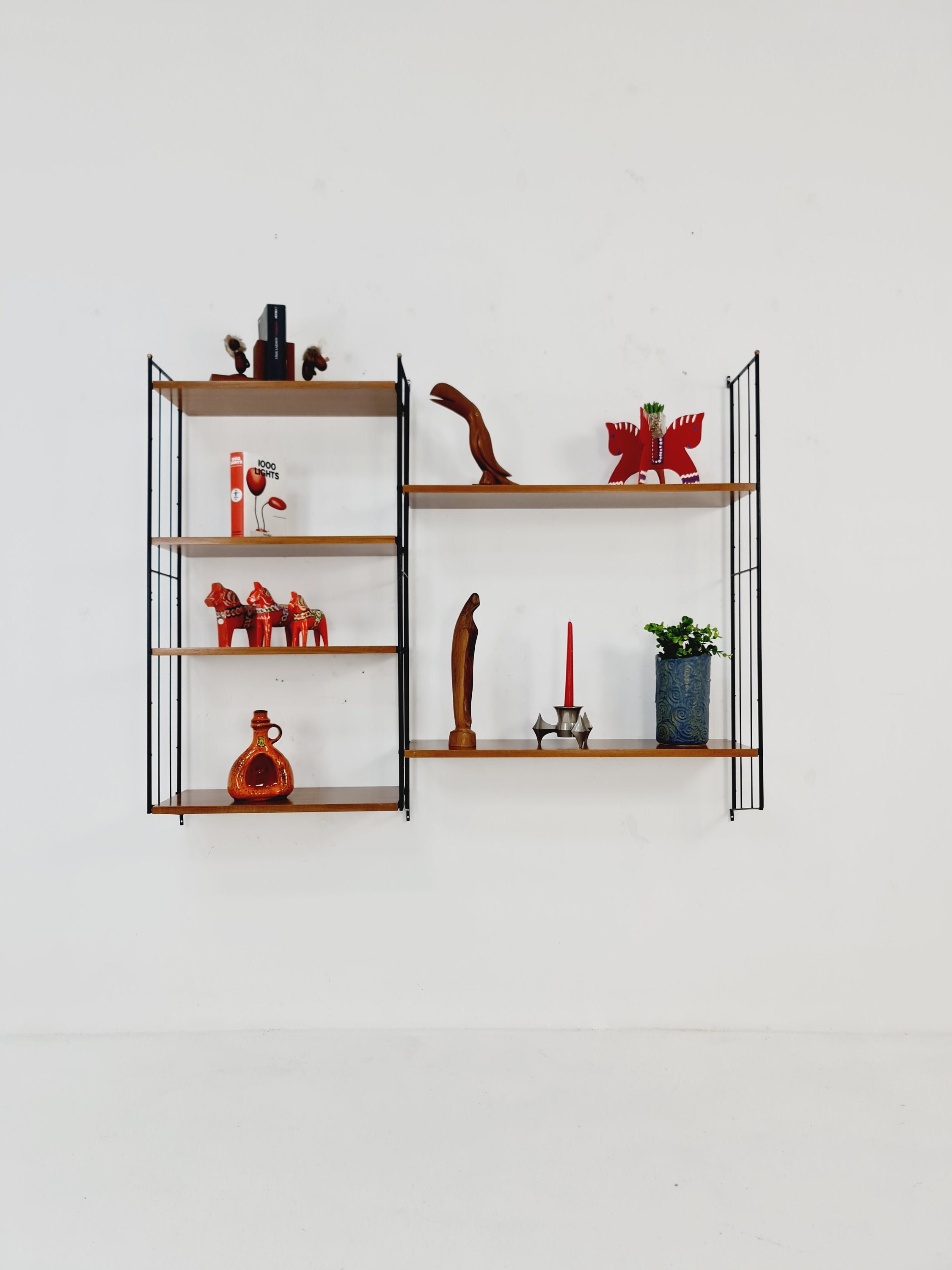 String Shelf System by WHB German Teak, 1950s - Etsy