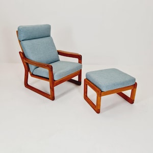 Mid century teak easy lounge chairs by Komfort Möbelfabrik, 1960s