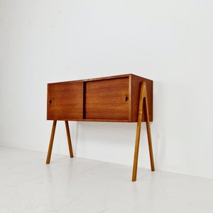 Mid-century Danish vintage teak hallway cabinet, sideboard, 1960s