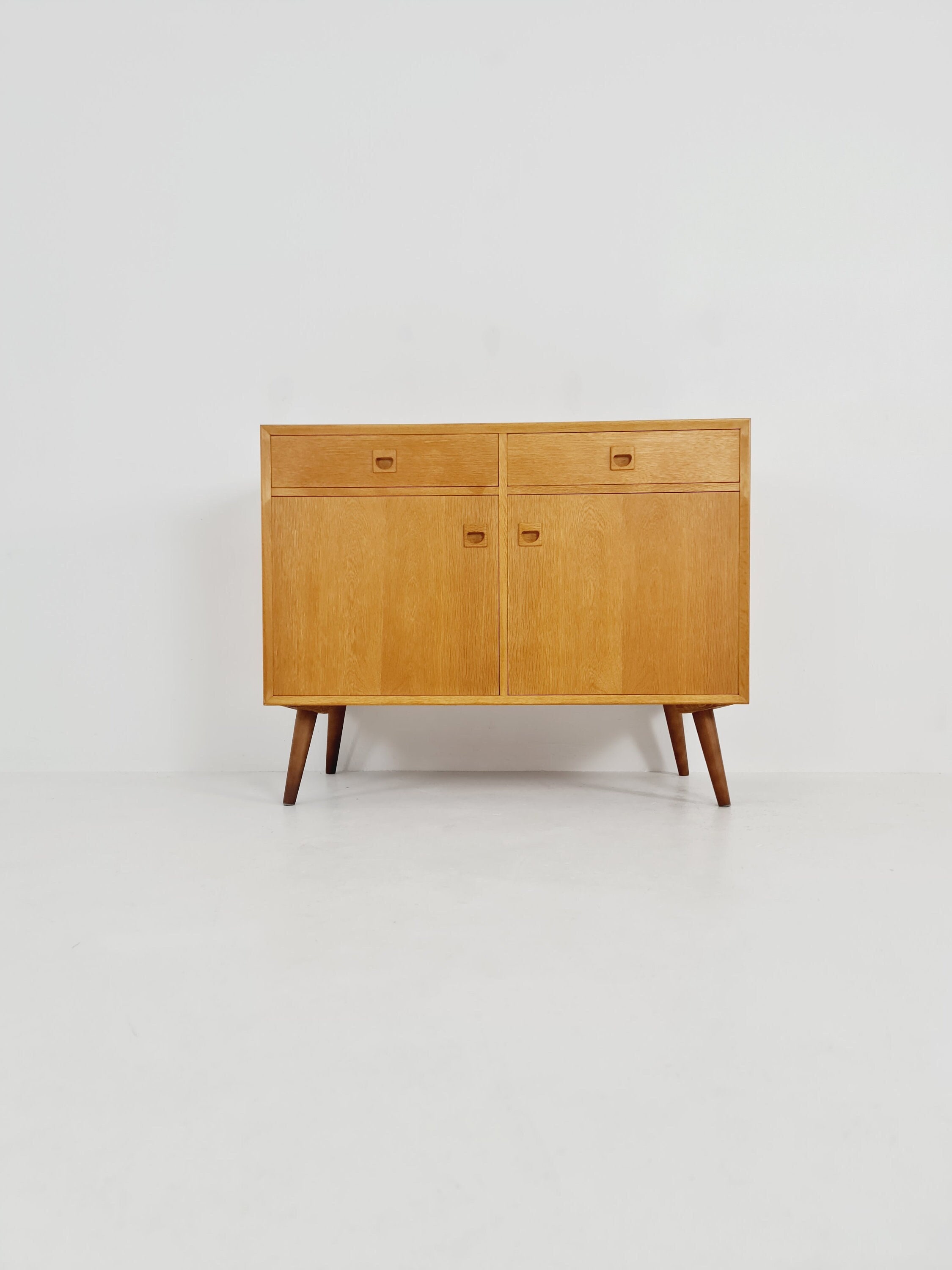 Mid century oak sideboard discount