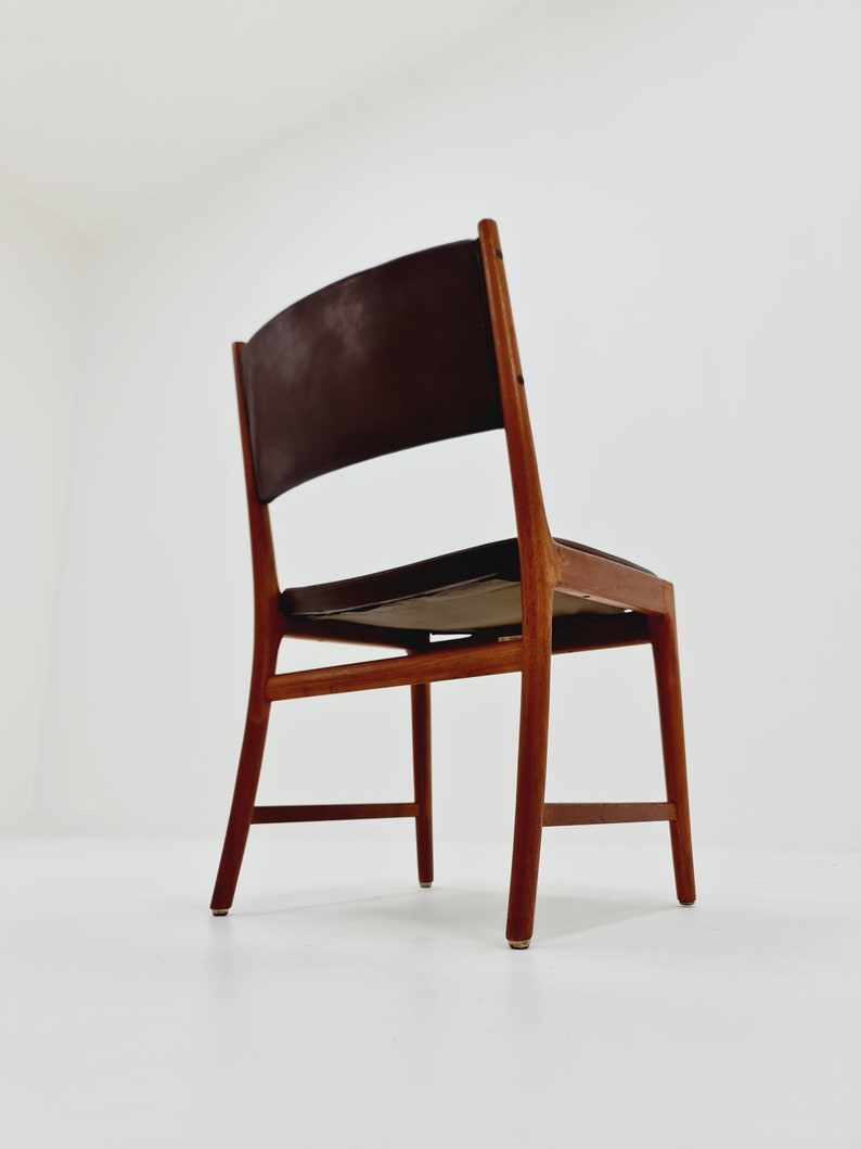 Danish Modern Teak Chair Design by Kai Lyngfeldt Larsen, 1960s, image 4