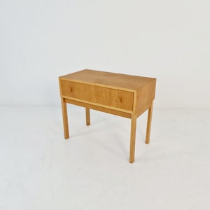Danish Oak hallway table/side table by Aksel Kjersgaard Odder Denmark, 1960s