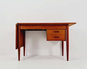 Midcentury Danish Teak Desk by Domino Mobler, 1960s - Etsy