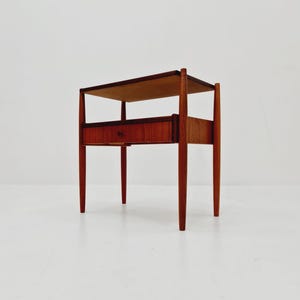 Danish Midcentury teak side tables/Bedside tables, 1960s
