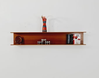 Long German Wilheilm Renz for Walter Renz hanging shelf, 1960s