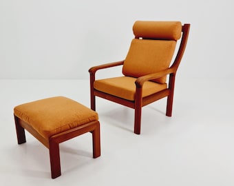 Mid Century Easy Lounge Couch by Holstebro Möbelfabrik Solid Teak