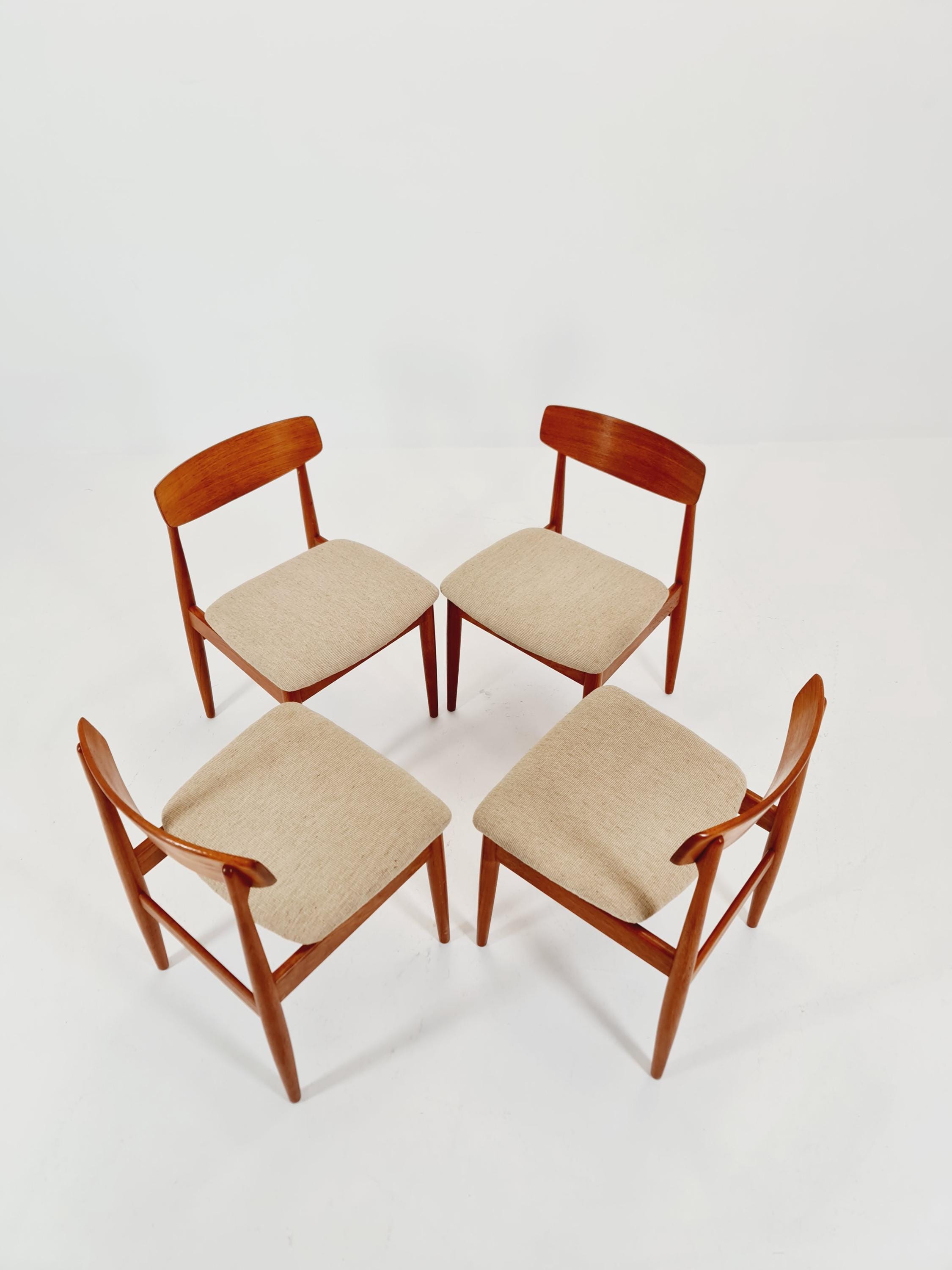 カサラ社製ヴィンテージミッドセンチュリードイツ製チーク材椅子、1960