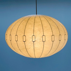 Big Space age pendant lamp by Designer Achille & Pier Giacomo Castiglioni: Bovezzo (Italy)