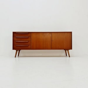 Mid century modern German teak sideboard by WK Möbel, 1960s image 1