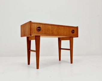 Teak - Bedside Table - Nightstand - With One Drawer