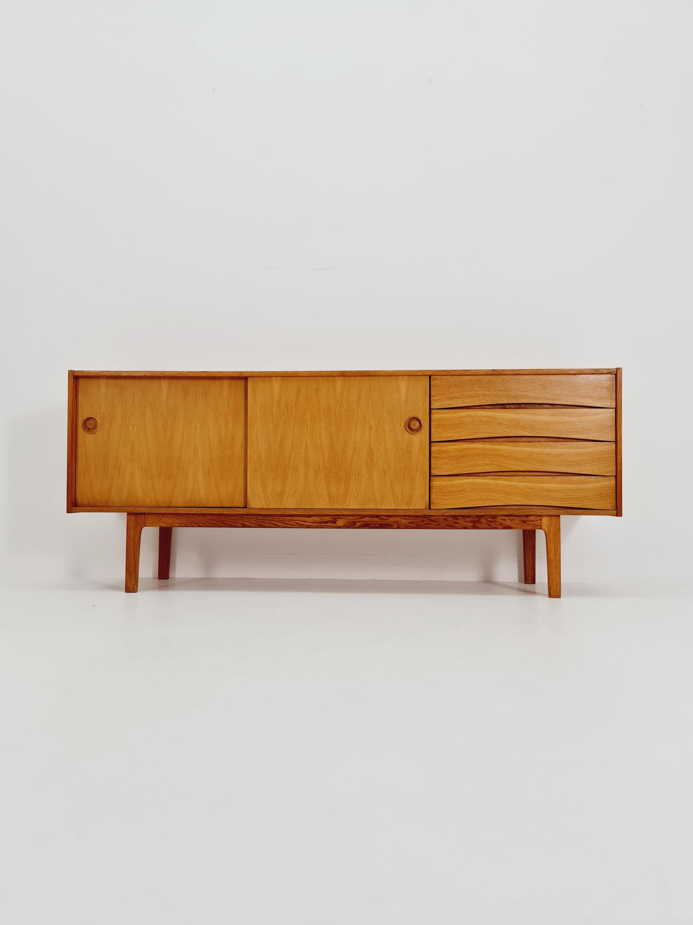 Mid Century Swedish Oak Sideboard by Erik Wörtz, 1960s - Etsy