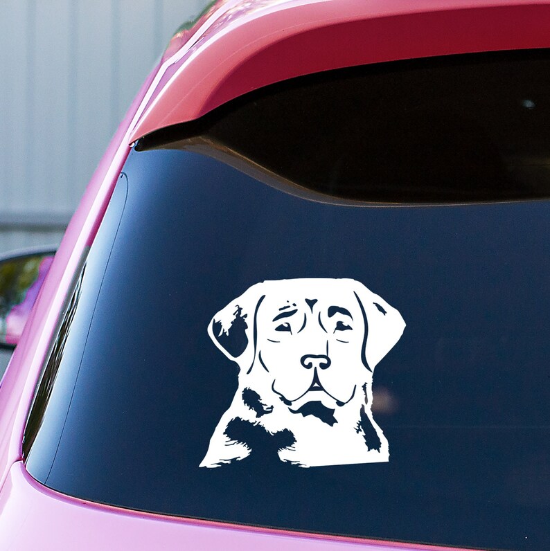 Labrador Silhouette Dog Car Decal Car Stickers for Women Etsy