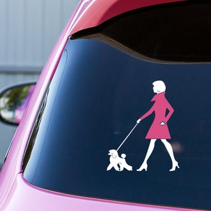 Toy Poodle Mom Vinyl Decal: Dog Lover Gift