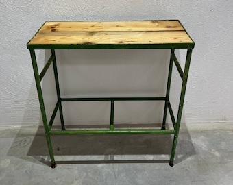 Side table in industrial style