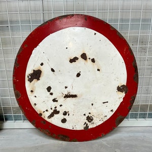 Vintage traffic sign