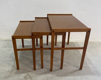 MidCentury nesting tables by Opal Möbel