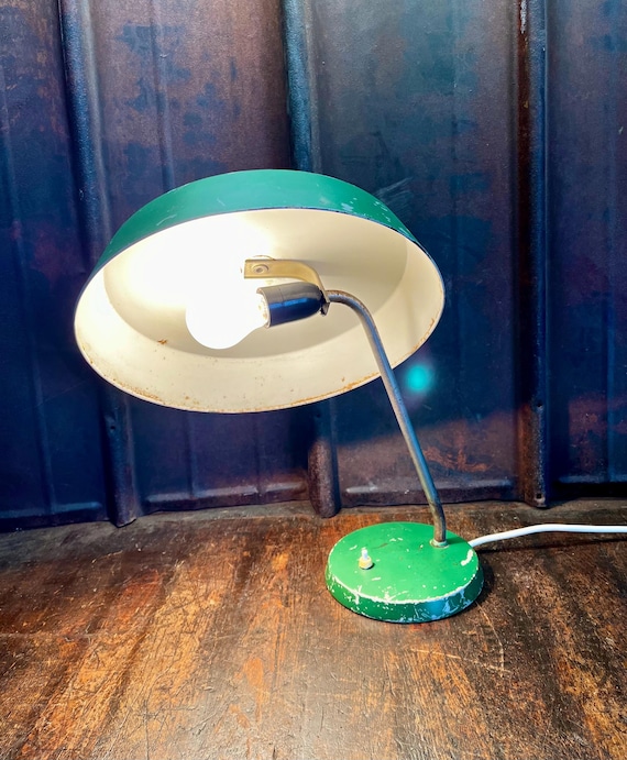 Vintage Bauhaus Tischleuchte Louis Kalff