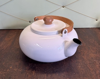 Vintage emaille theepot