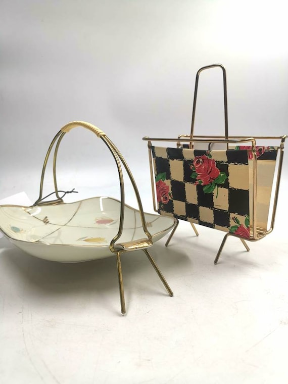 Midcentury Serviertenhalter / Snackschale von Winterling