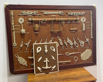 Quadro con nodo vintage incorniciato