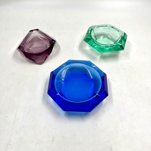 Vintage glass ashtray